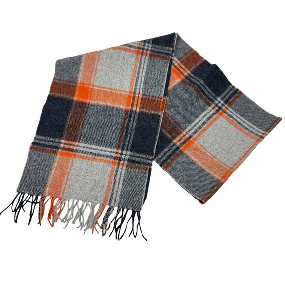 J. Crew x Moon Merino Wool Plaid Scarf - Picture 1 of 3